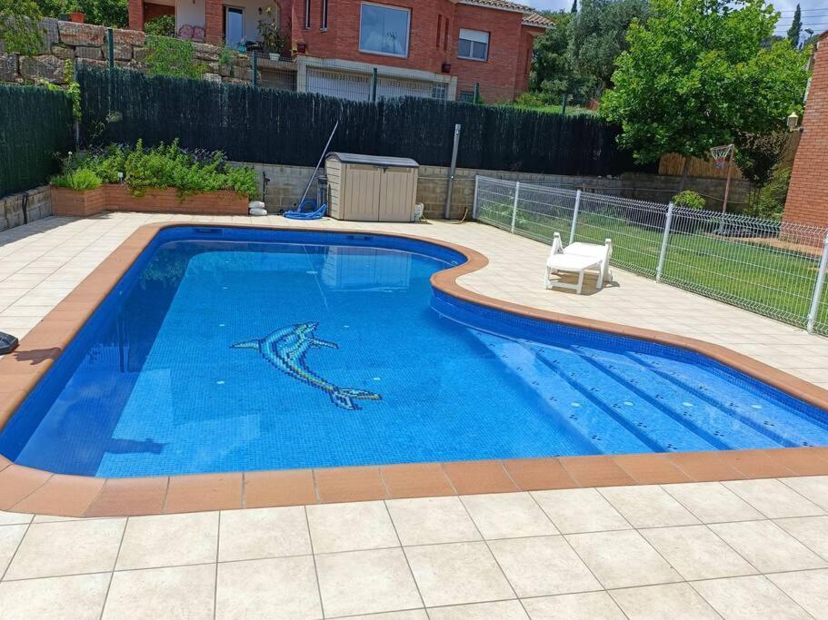 Casa Con Jardin Y Piscina Privada. Vila Santa Eulalia de Ronsaná Exterior foto